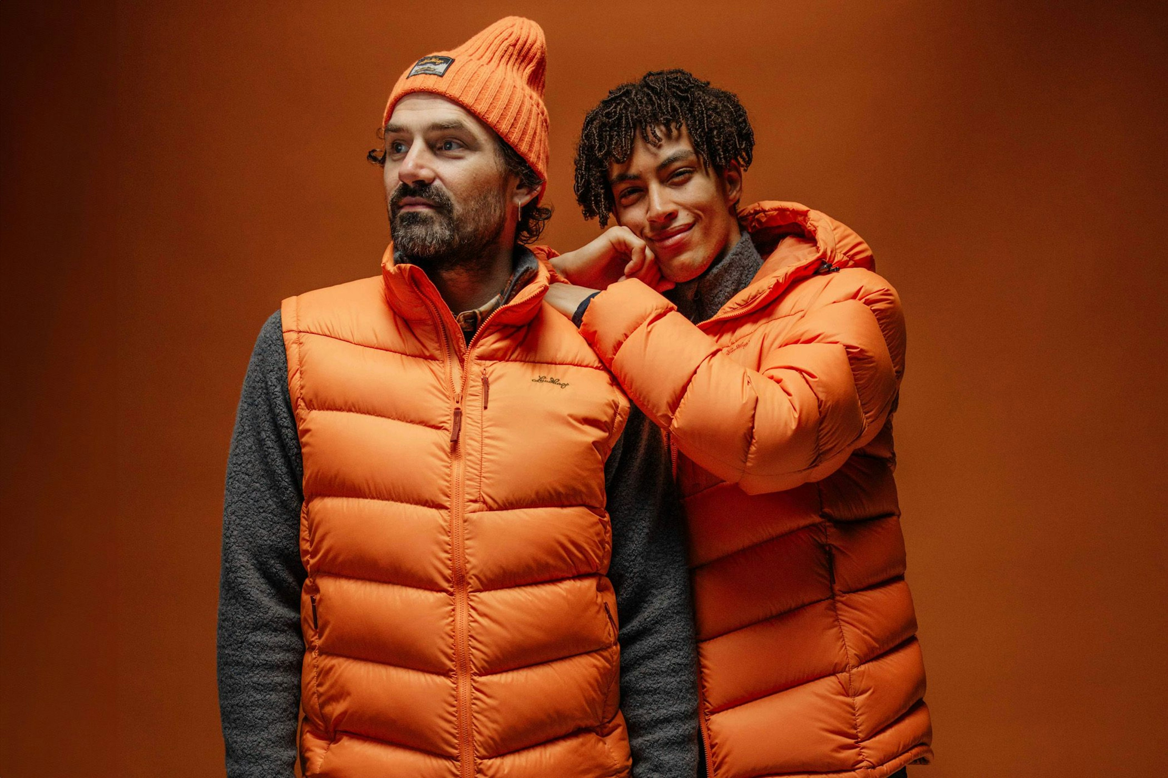 Man with Tived Down jacket