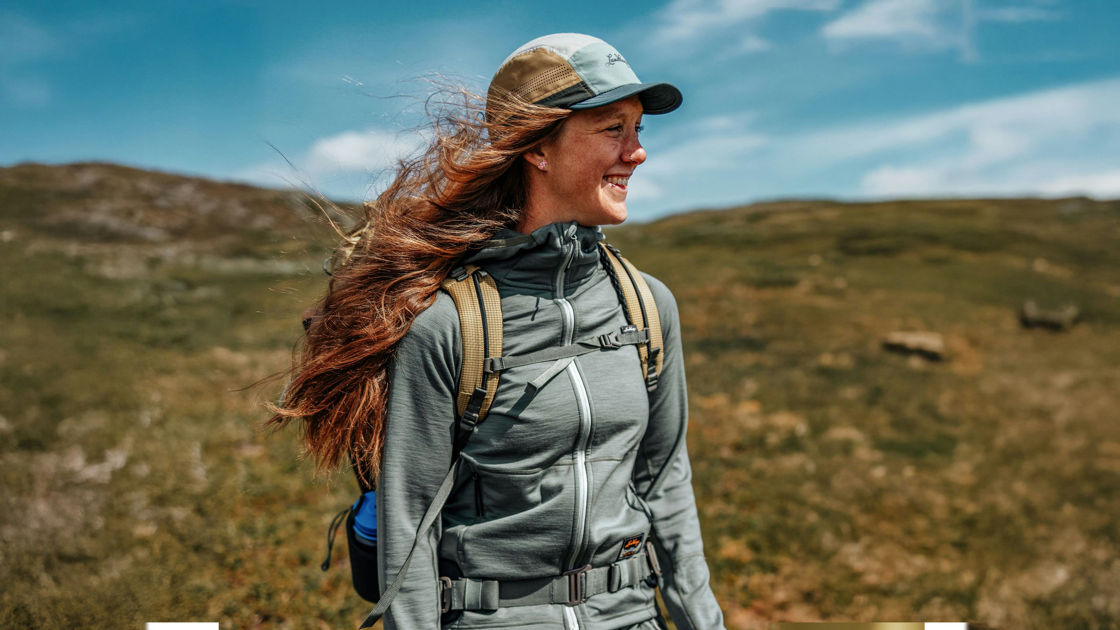 Woman in hiking gear