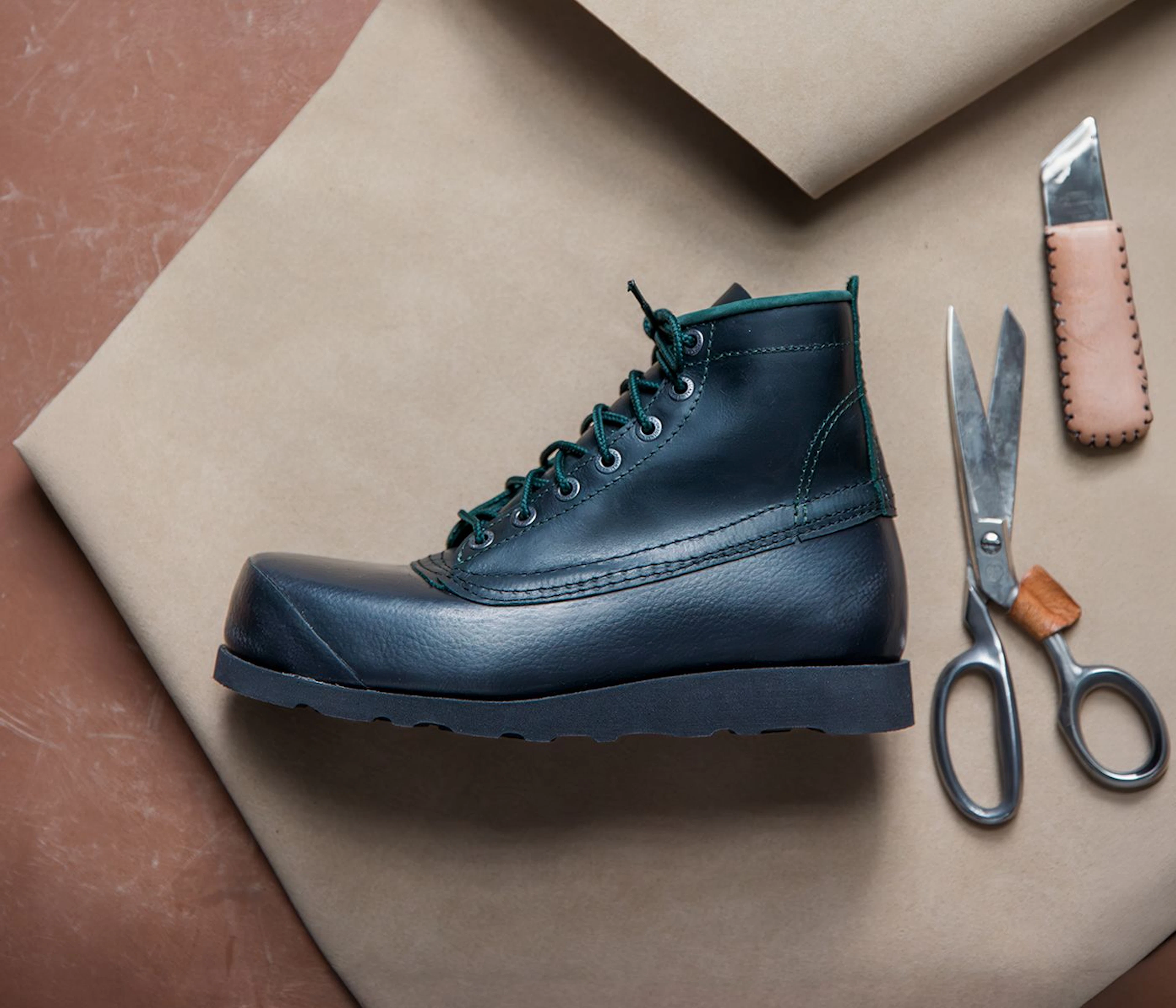 Hand made hiking boot