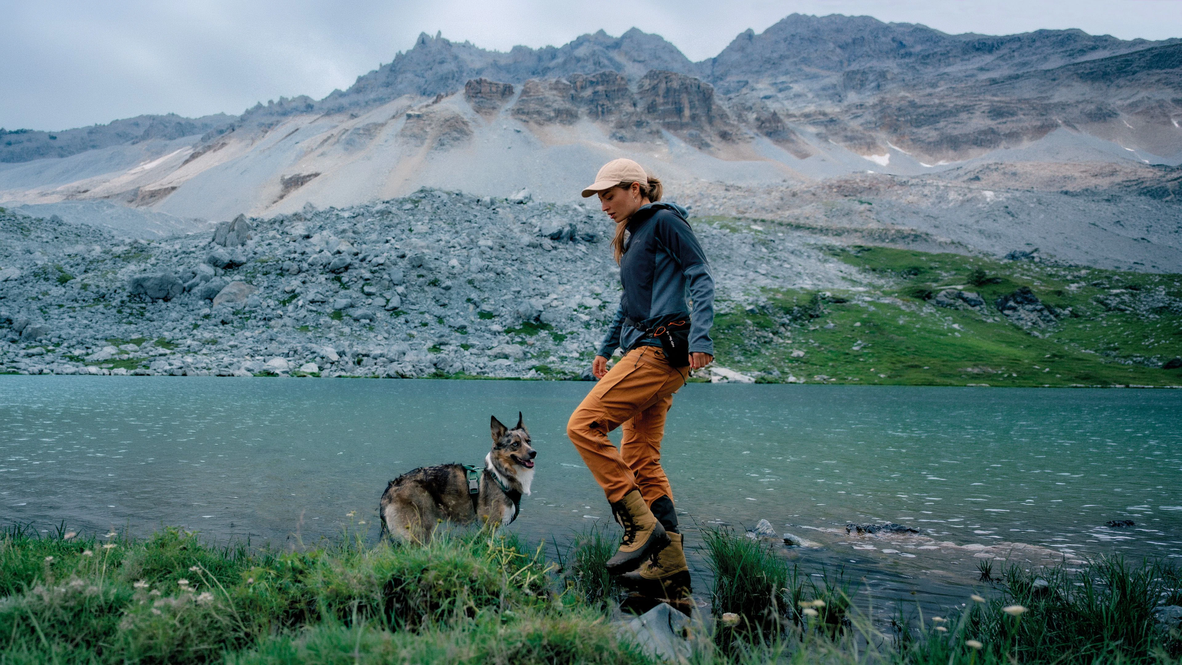 trekking pants in the Swedish mountains