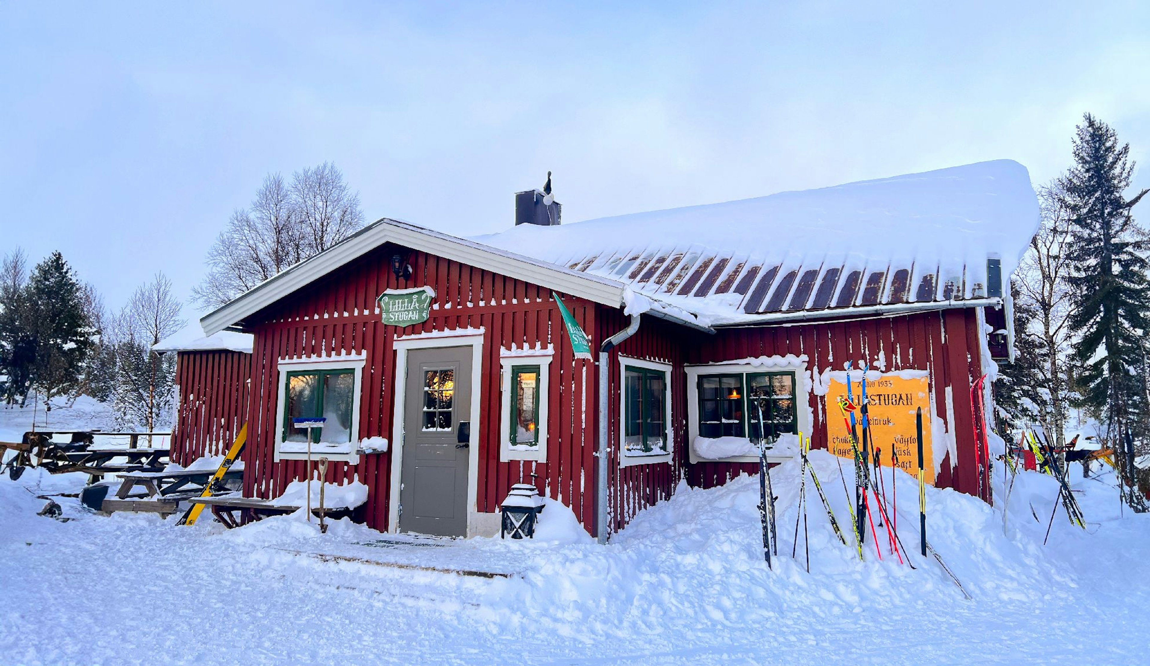Lillåstugan at wintertime