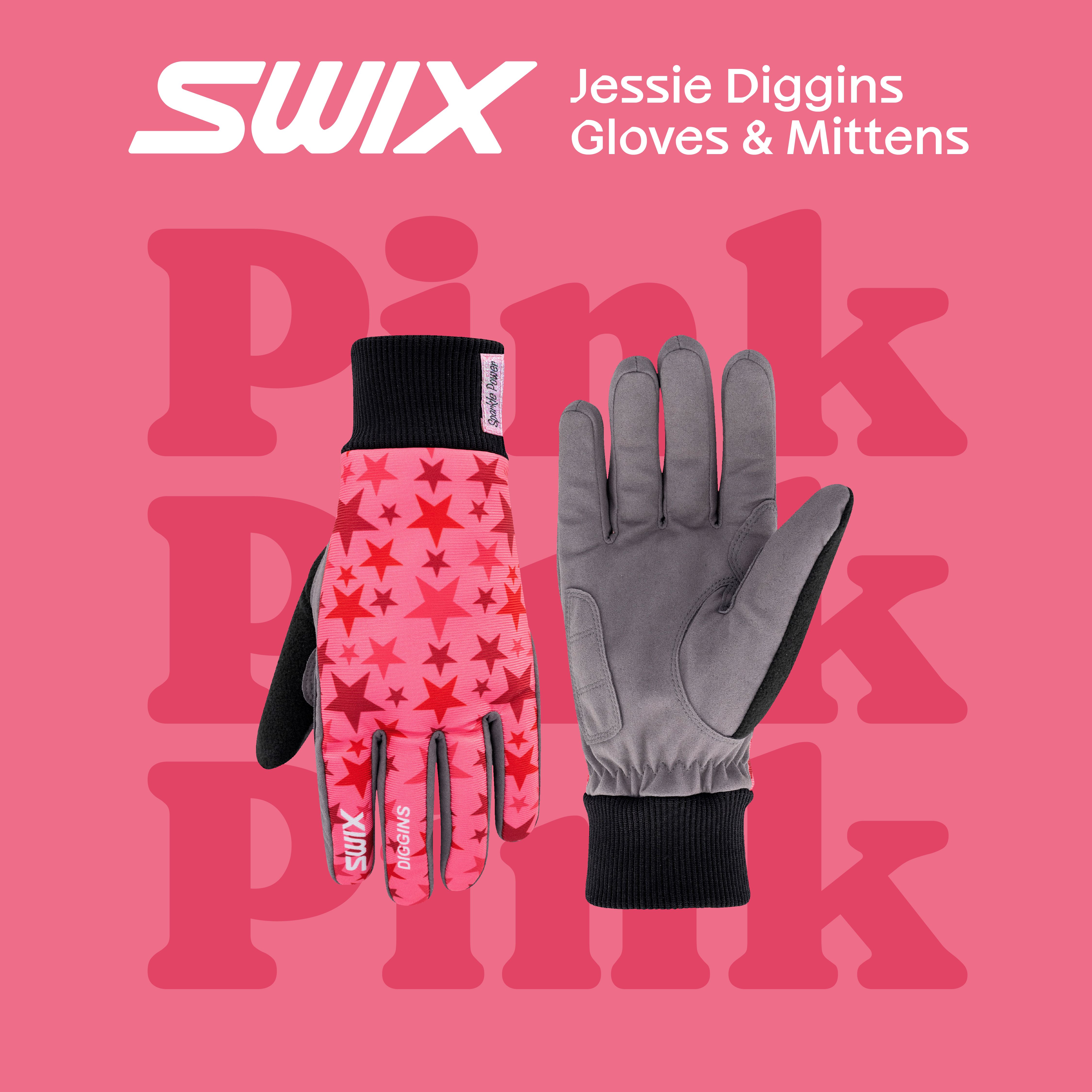 Jessie Diggins gloves and mittens | Swix