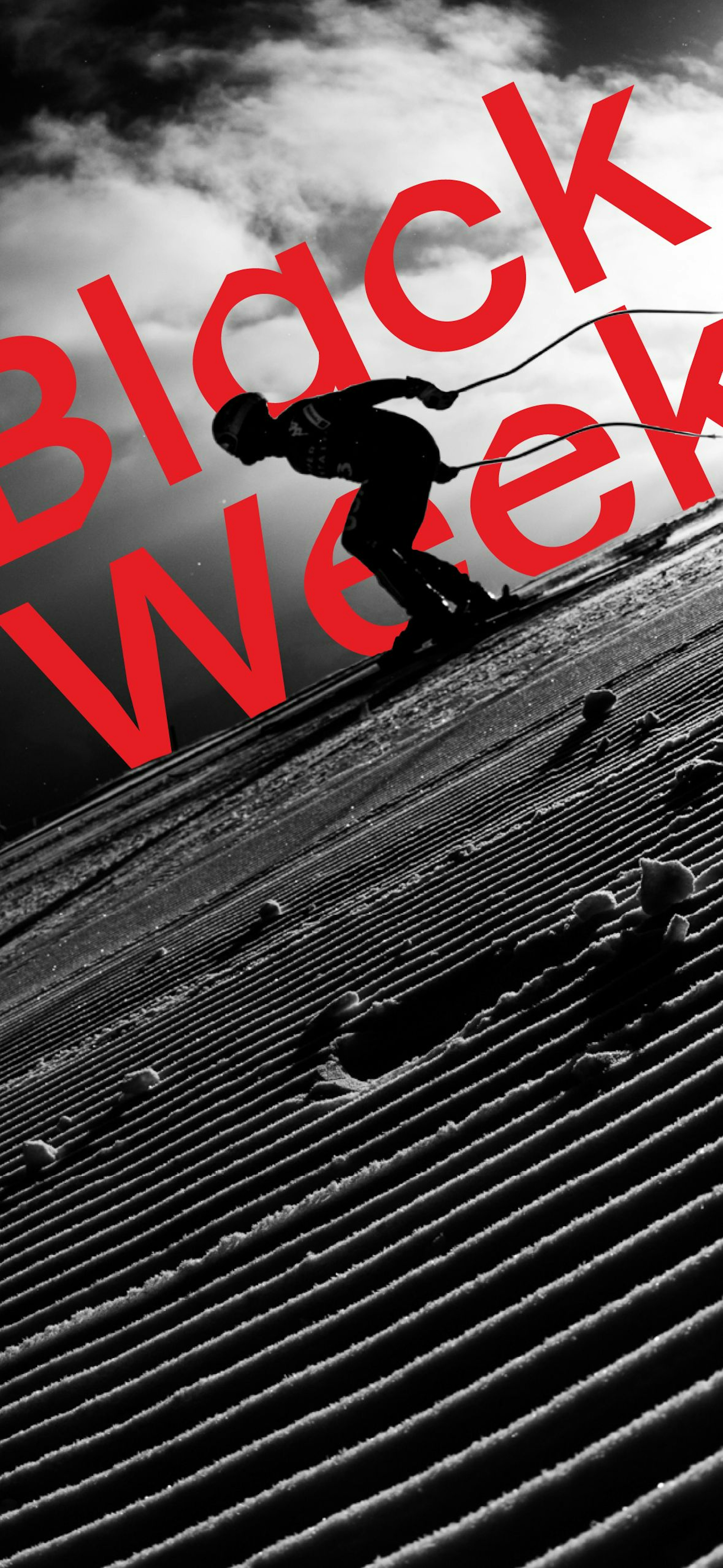 guy on downhill skis