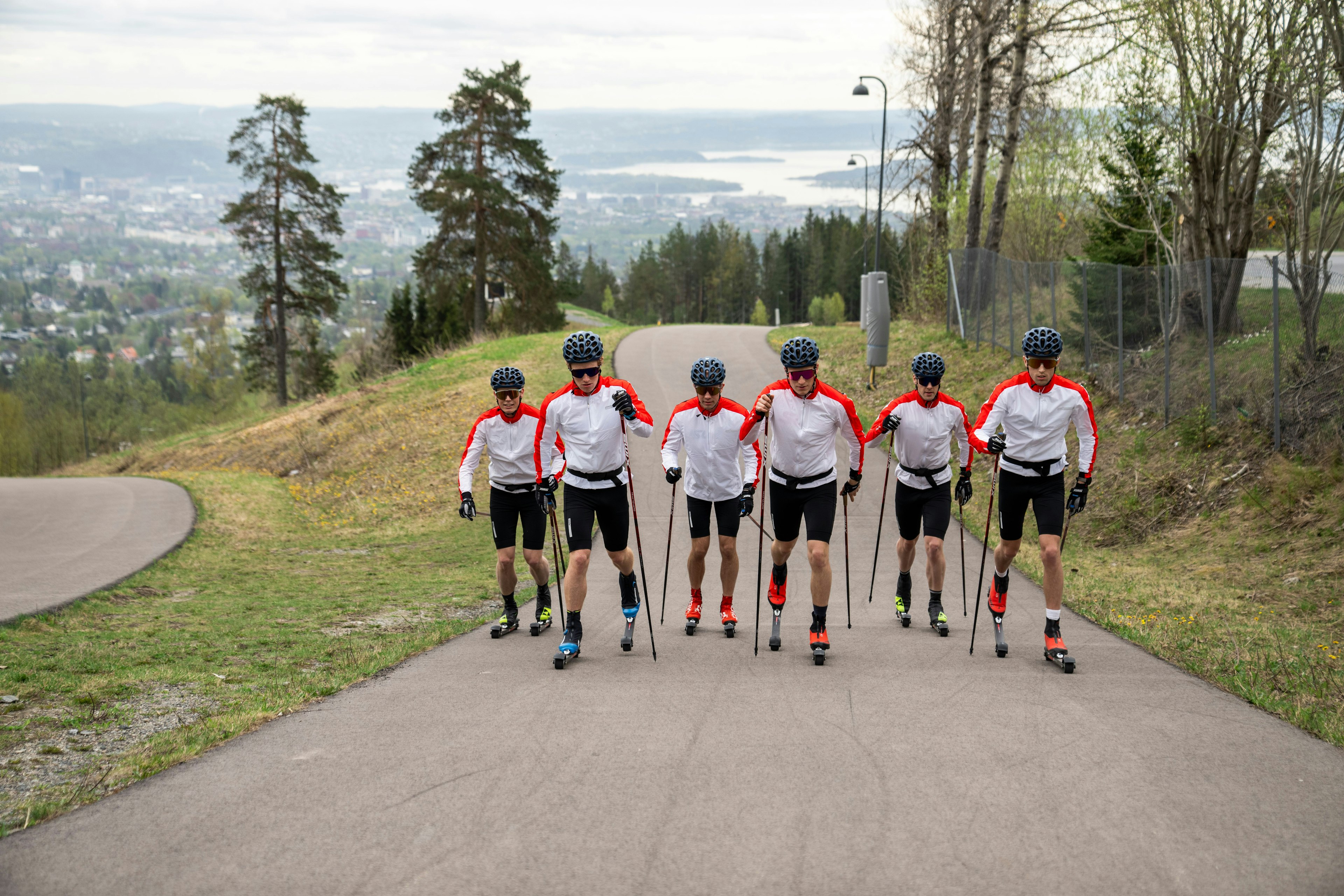 Team Swix-løperne på rulleski