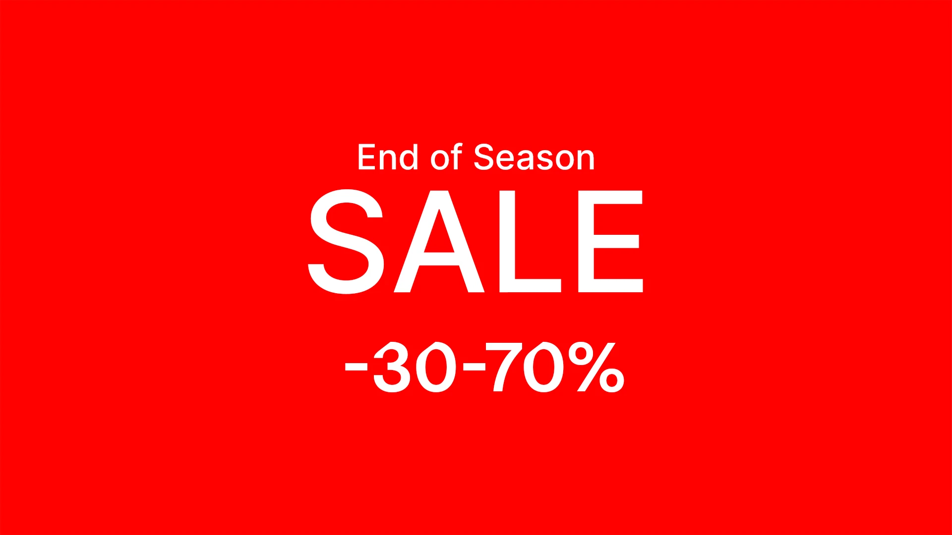 End of Season